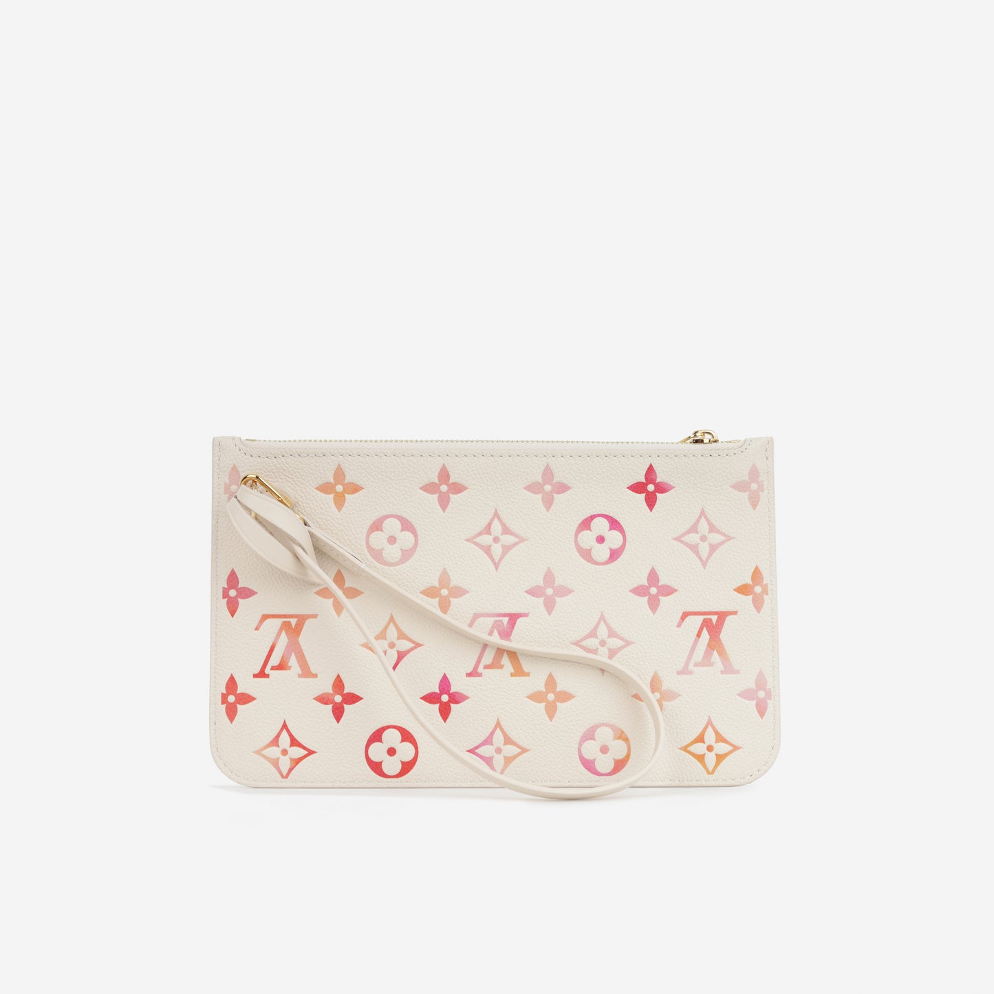 Louis Vuitton Neverfull Pouch - Sunrise Aquarelle | Gold Hardware