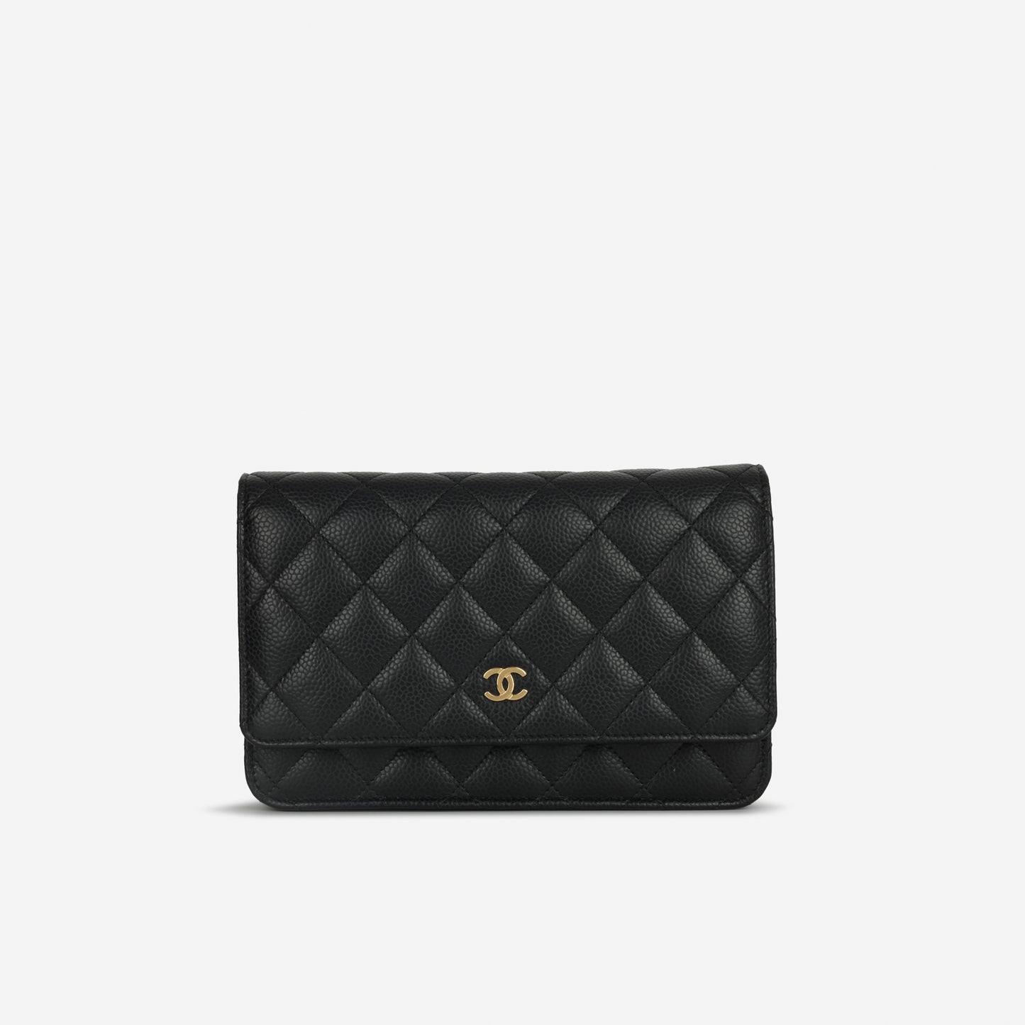 Chanel Classic Wallet on Chain - Black Caviar | Gold Hardware