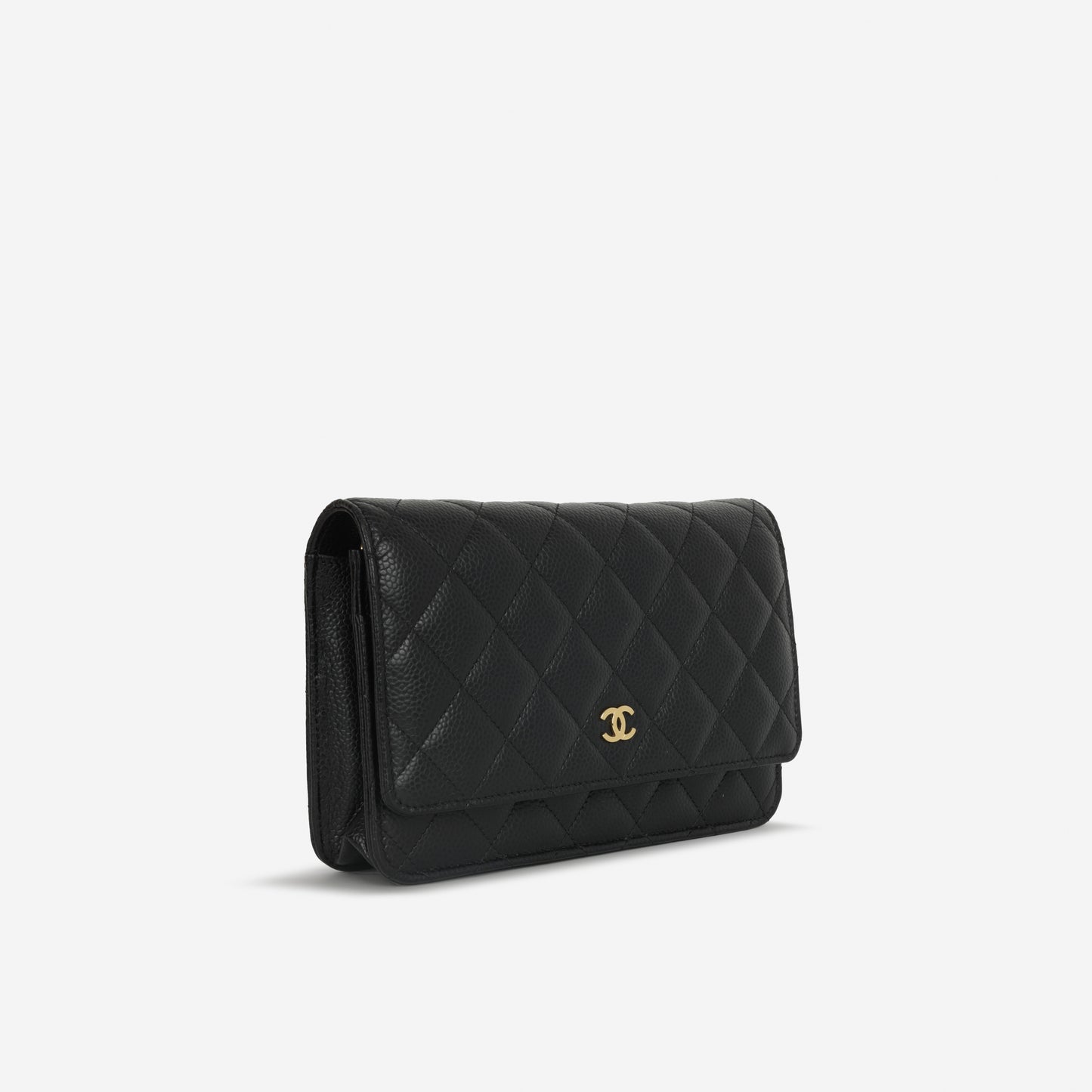 Chanel Classic Wallet on Chain - Black Caviar | Gold Hardware