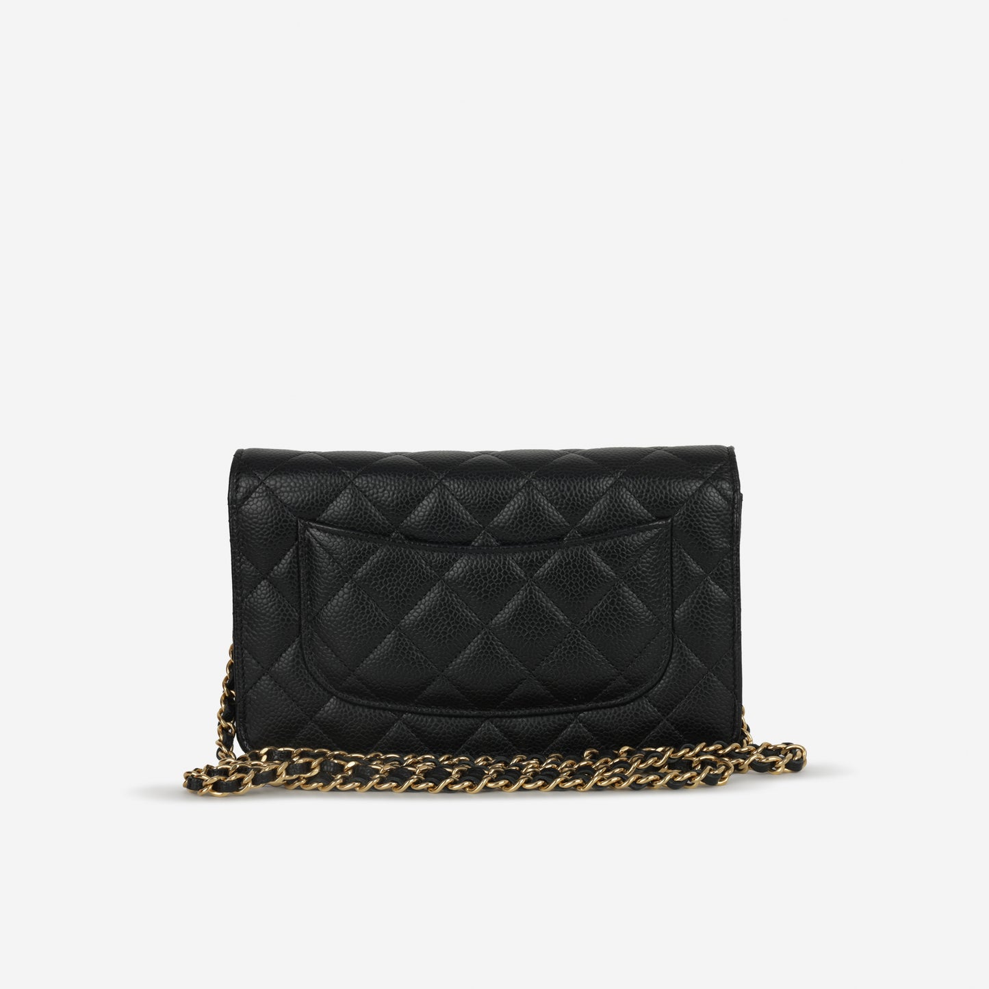 Chanel Classic Wallet on Chain - Black Caviar | Gold Hardware
