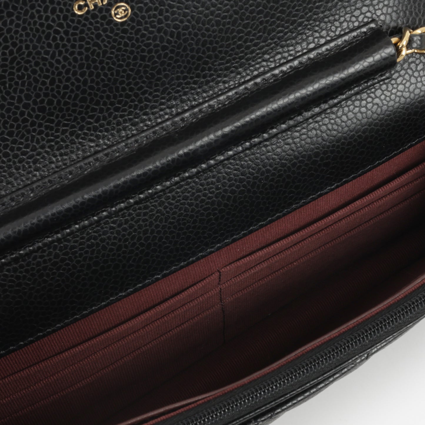 Chanel Classic Wallet on Chain - Black Caviar | Gold Hardware