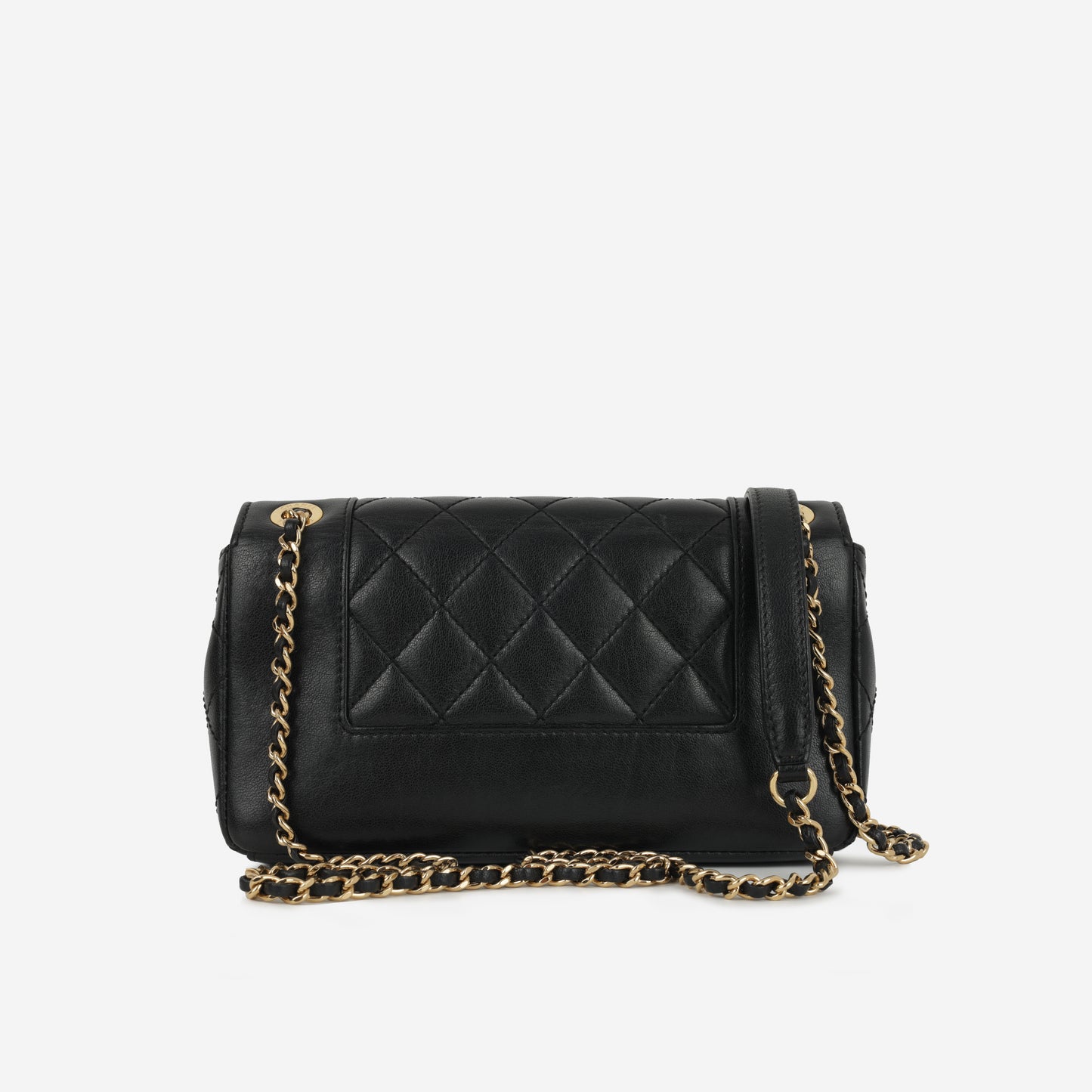 Chanel Small Mademoiselle Flap Bag - Black Calfskin | Gold Hardware