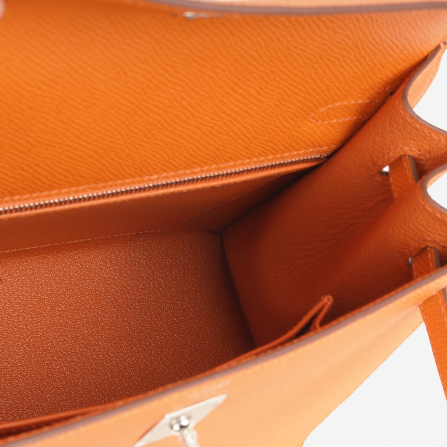 Hermès Kelly 25 - Orange Epsom | Palladium Hardware