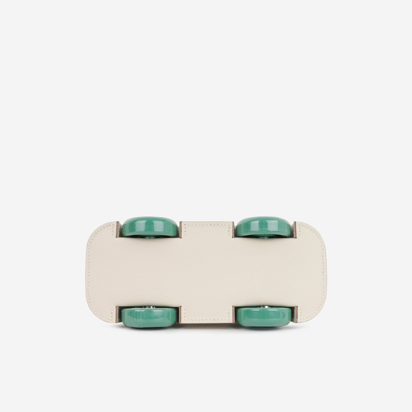 Hermès Bolide On Wheels - Craie Epsom / Vert Vertigo | Palladium Hardware