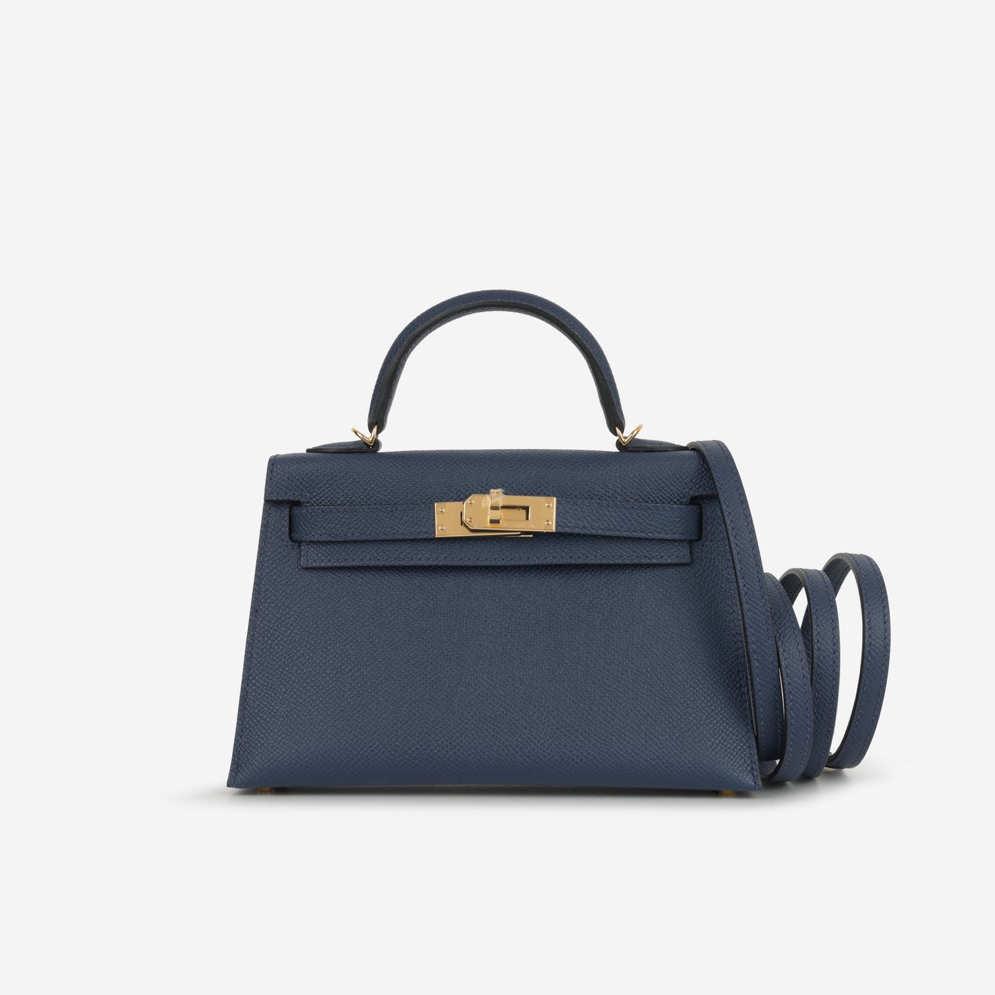 Hermès Mini Kelly - Bleu Navy Epsom | Gold Hardware