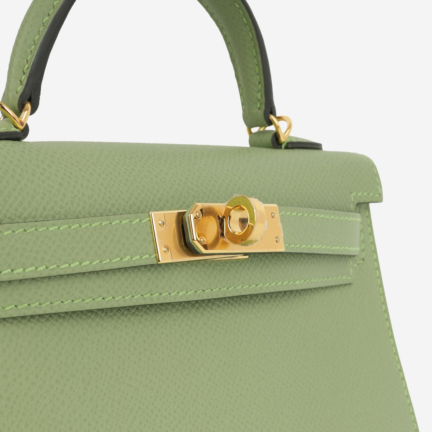 Hermès HSS Mini Kelly 20 - Vert Criquet/ Vert Moyen | Gold Hardware