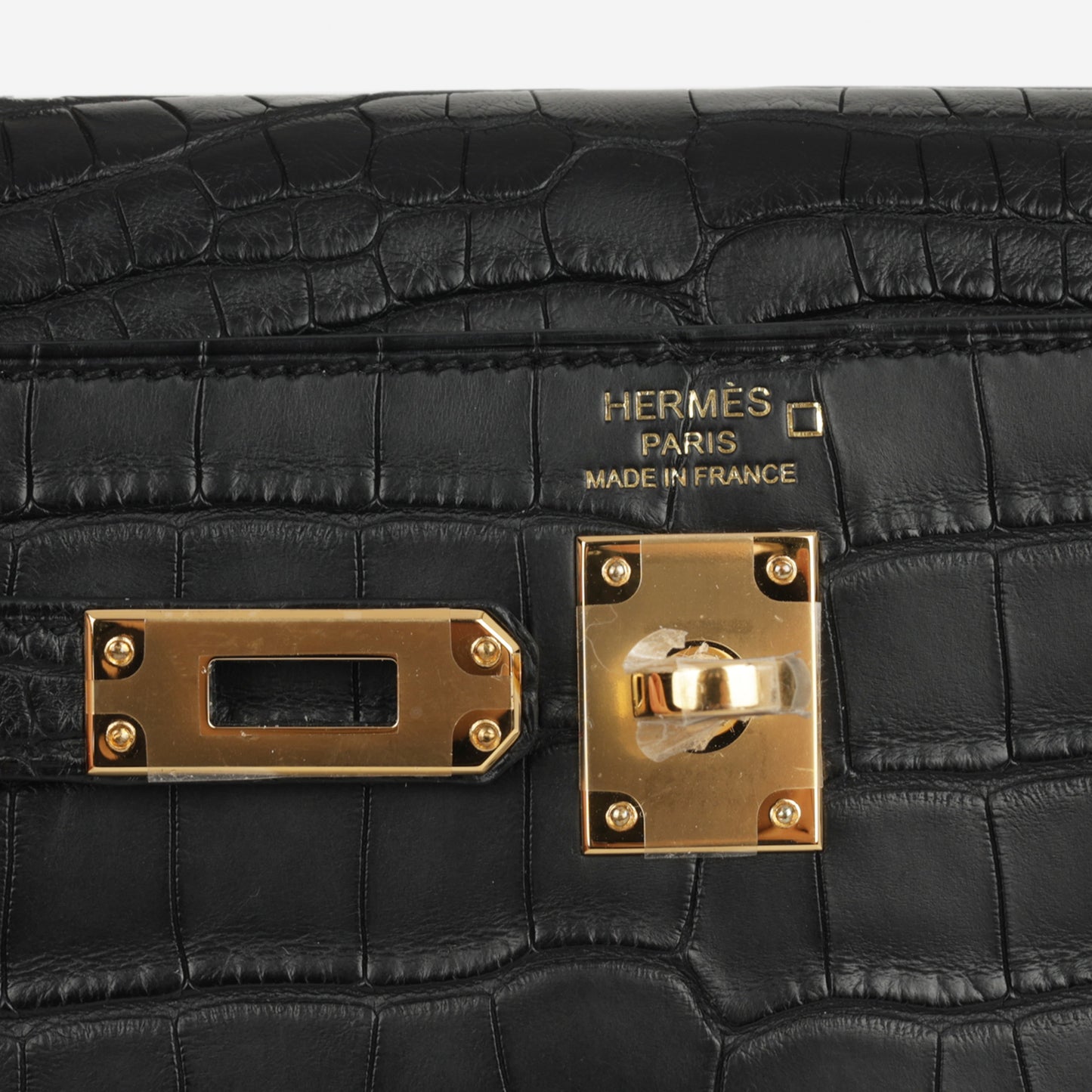 Hermès Kelly 25 - Noir Black Alligator Mississippiensis | Gold Hardware