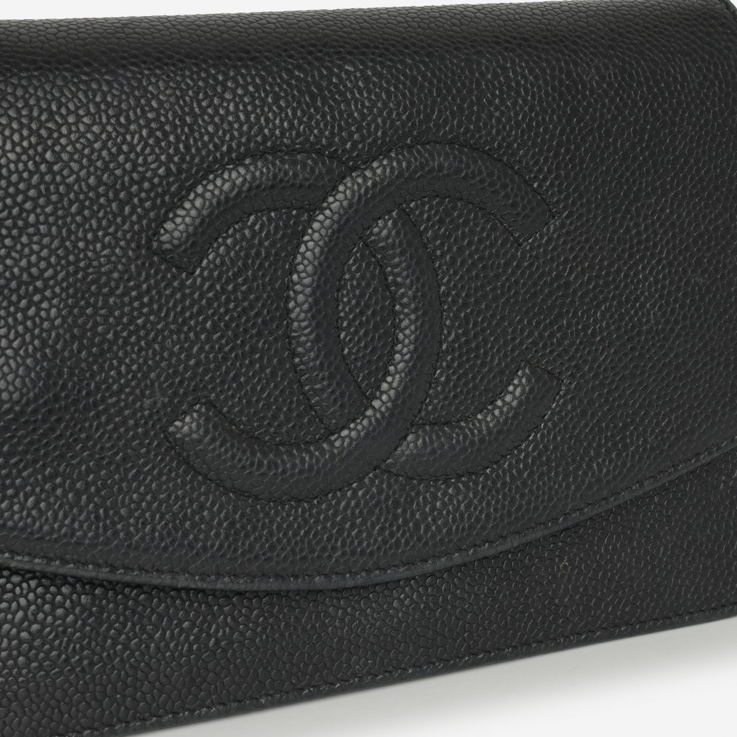 Chanel Timeless WOC - Black Caviar | Silver Hardware