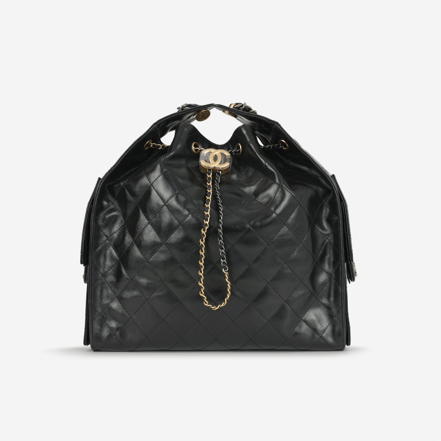 Chanel Medium 25 Hobo Bag - Black Calfskin | Mixed Hardware
