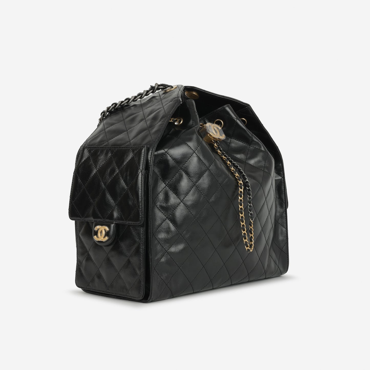 Chanel Medium 25 Hobo Bag - Black Calfskin | Mixed Hardware