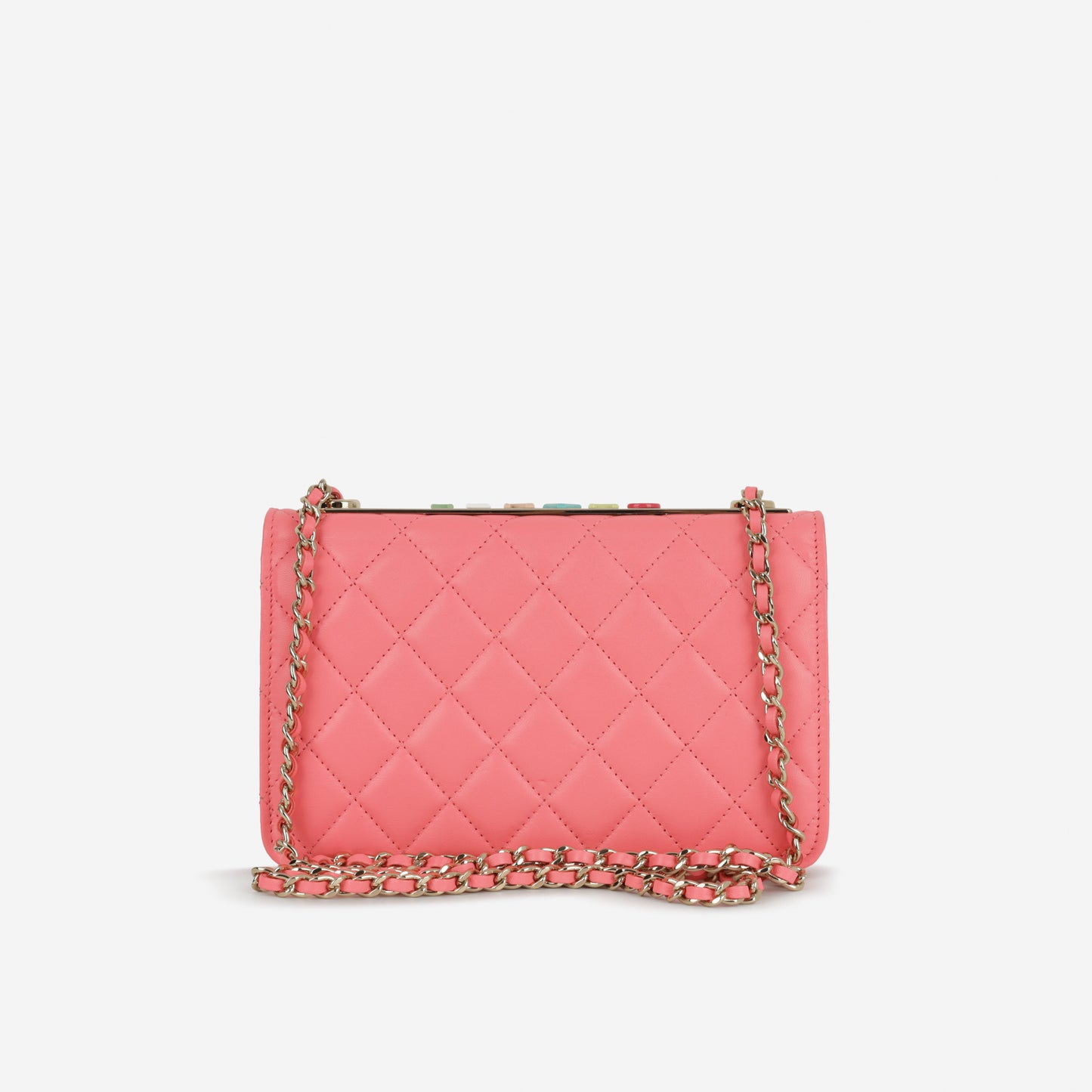 Chanel Trendy Wallet on Chain - Hot Pink Calfskin | Champagne Gold Hardware