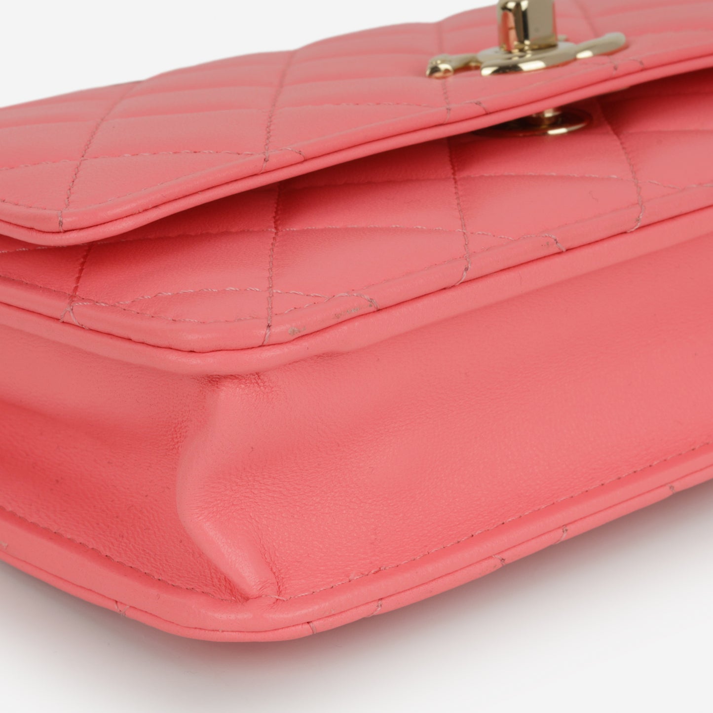 Chanel Trendy Wallet on Chain - Hot Pink Calfskin | Champagne Gold Hardware