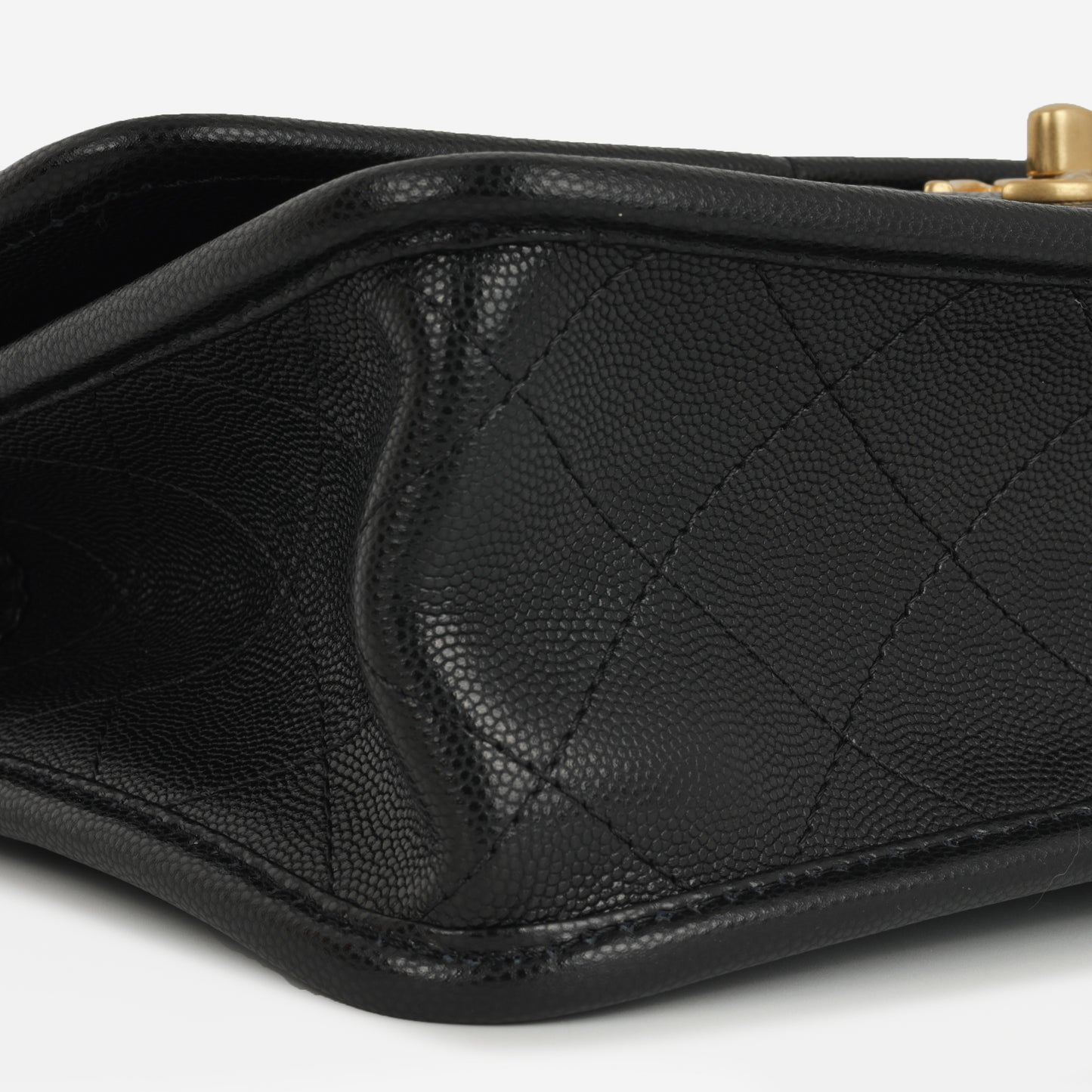 Chanel 25B Top Handle Flap Bag | Antique Gold Hardware