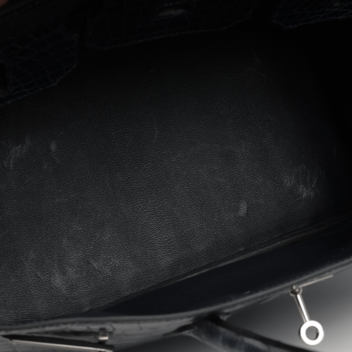 Hermès  Birkin 35 - Bleu De Malte Crocodile Porosus Lisse | Palladium Hardware