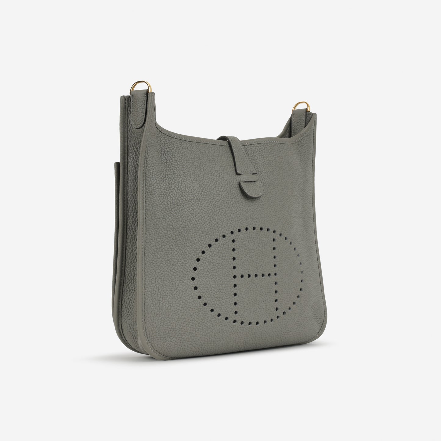 Hermès Evelyne PM - Gris Meyer Clemence | Gold Hardware
