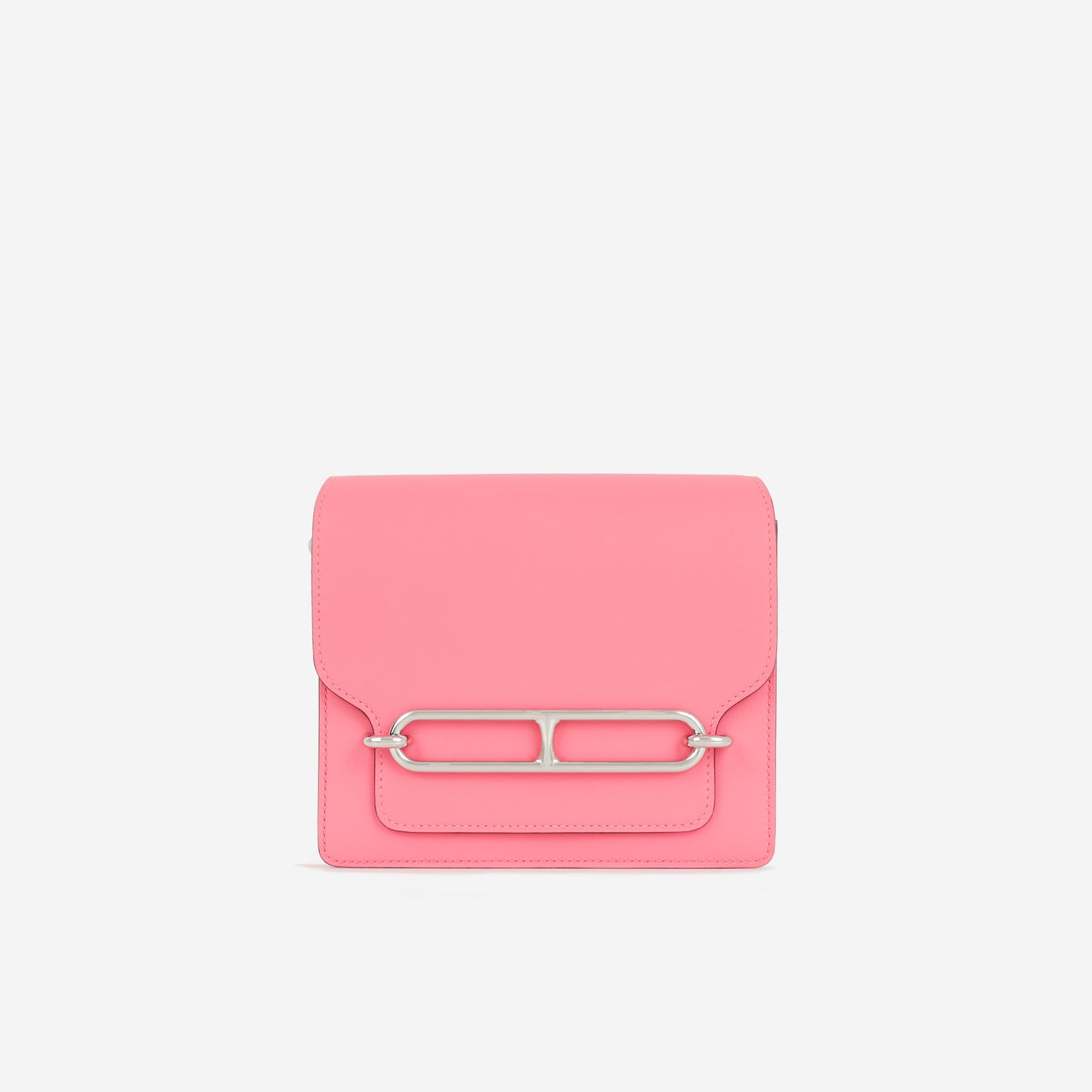 Hermès Mini Roulis - Rose Azalee Swift | Palladium Hardware