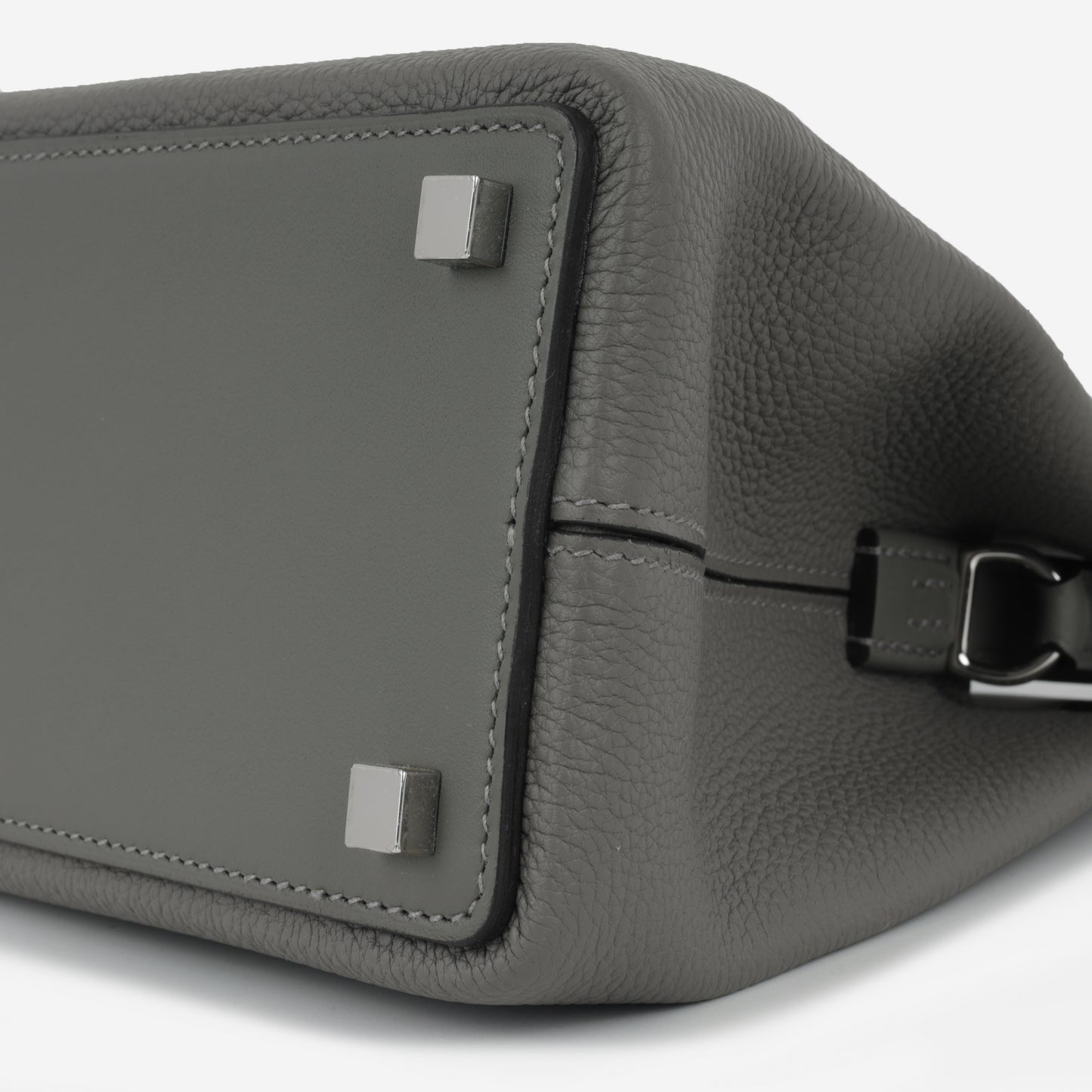 Hermès Medor Bag - Gris Meyer Togo / Swift | Palladium Hardware