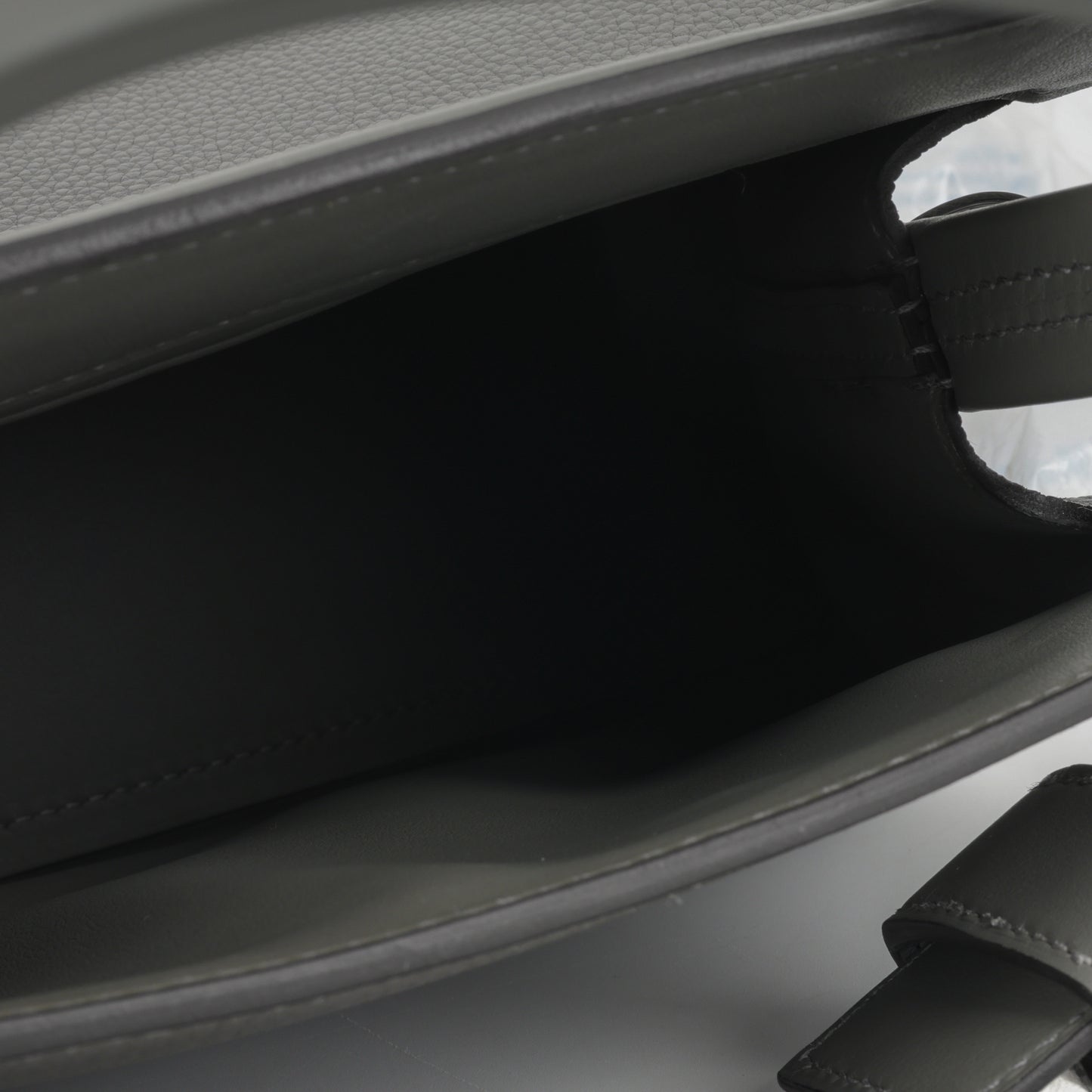 Hermès Medor Bag - Gris Meyer Togo / Swift | Palladium Hardware