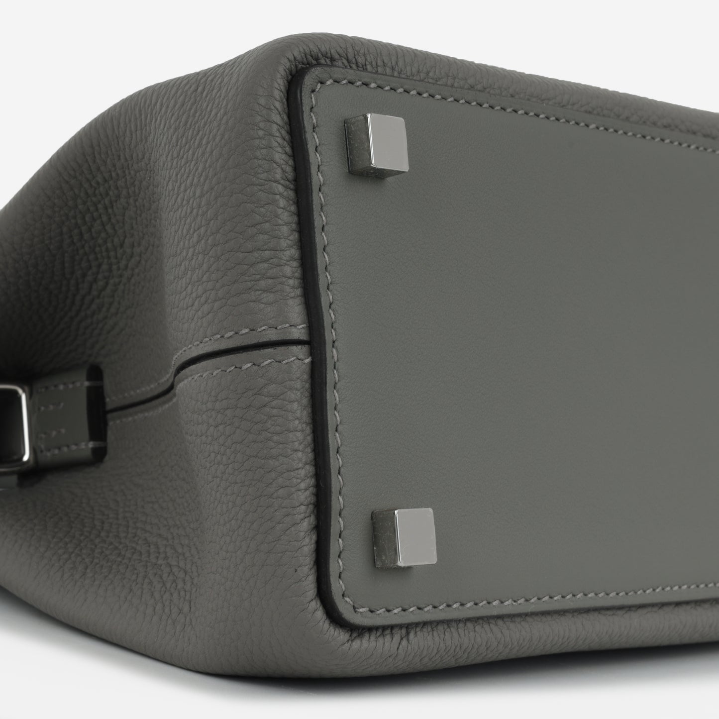 Hermès Medor Bag - Gris Meyer Togo / Swift | Palladium Hardware