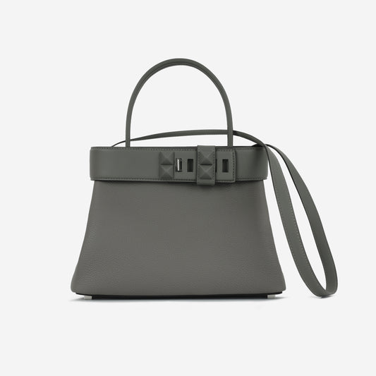 Hermès Medor Bag - Gris Meyer Togo / Swift | Palladium Hardware