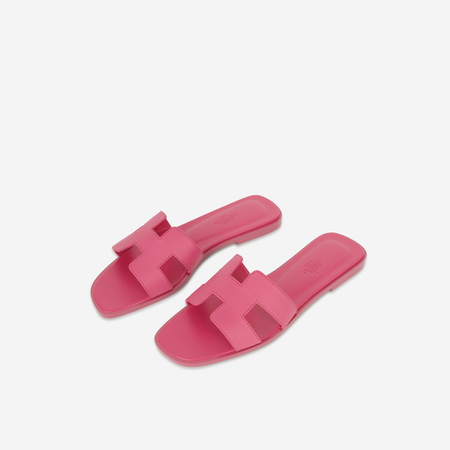 Hermès Oran Sandals - Framboise Epsom