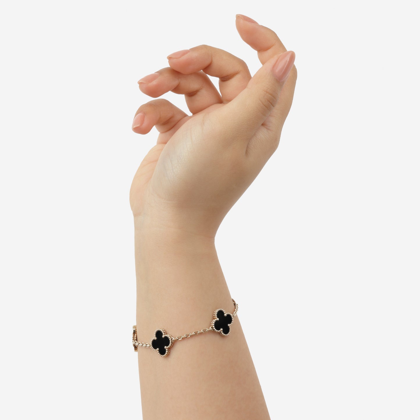 Van Cleef & Arpels Vintage Alhambra 5 Motifs - Yellow Gold / Obsidian