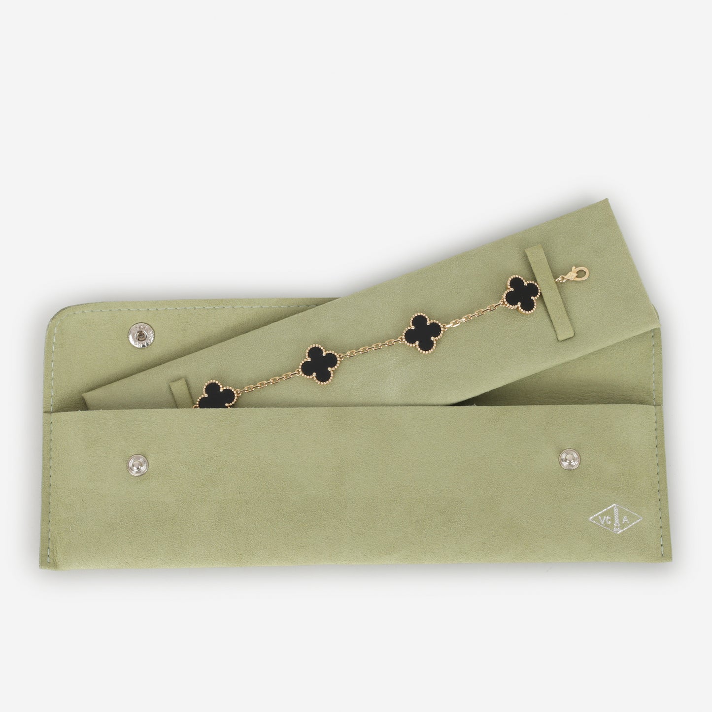 Van Cleef & Arpels Vintage Alhambra 5 Motifs - Yellow Gold / Obsidian