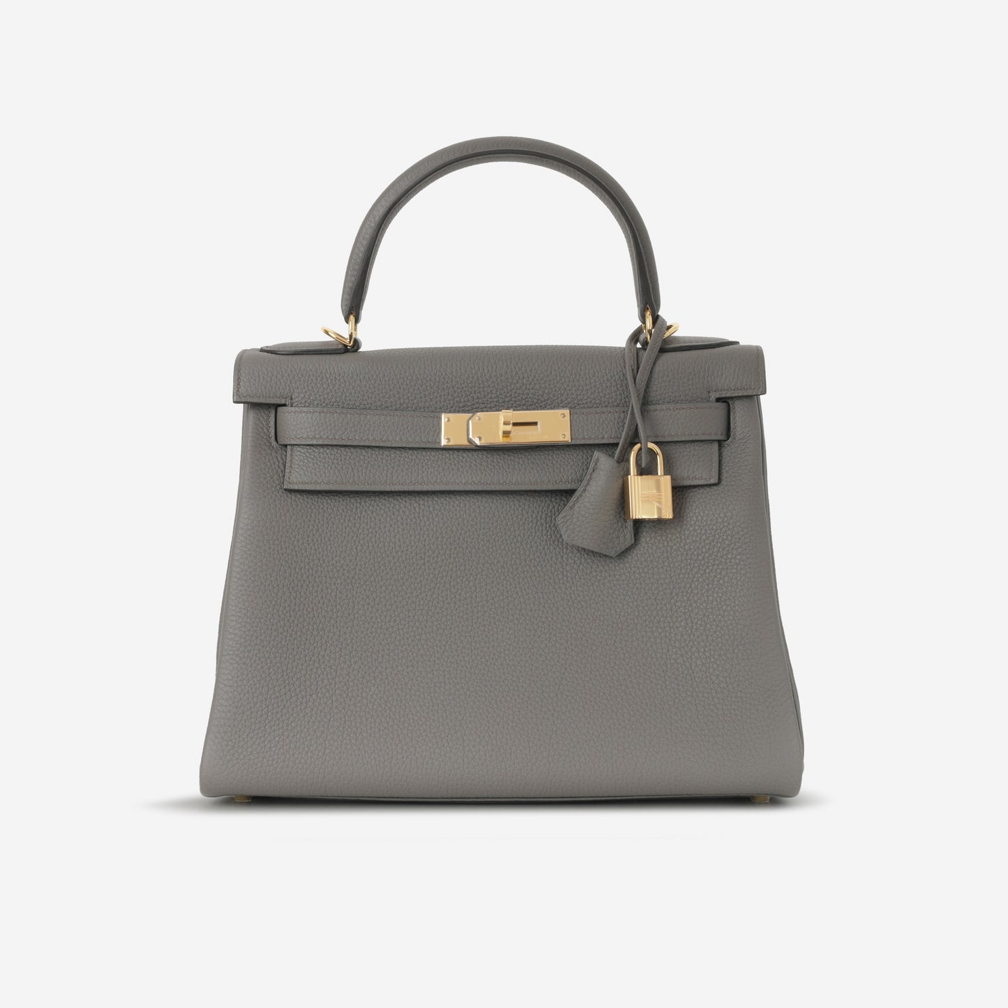 Hermès Kelly 28 - Gris Etain Togo | Gold Hardware