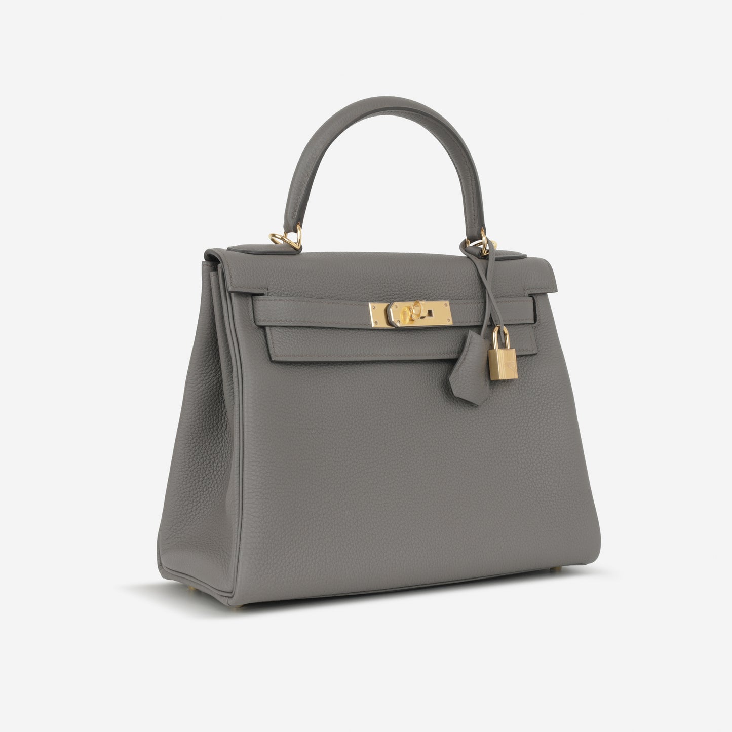 Hermès Kelly 28 - Gris Etain Togo | Gold Hardware