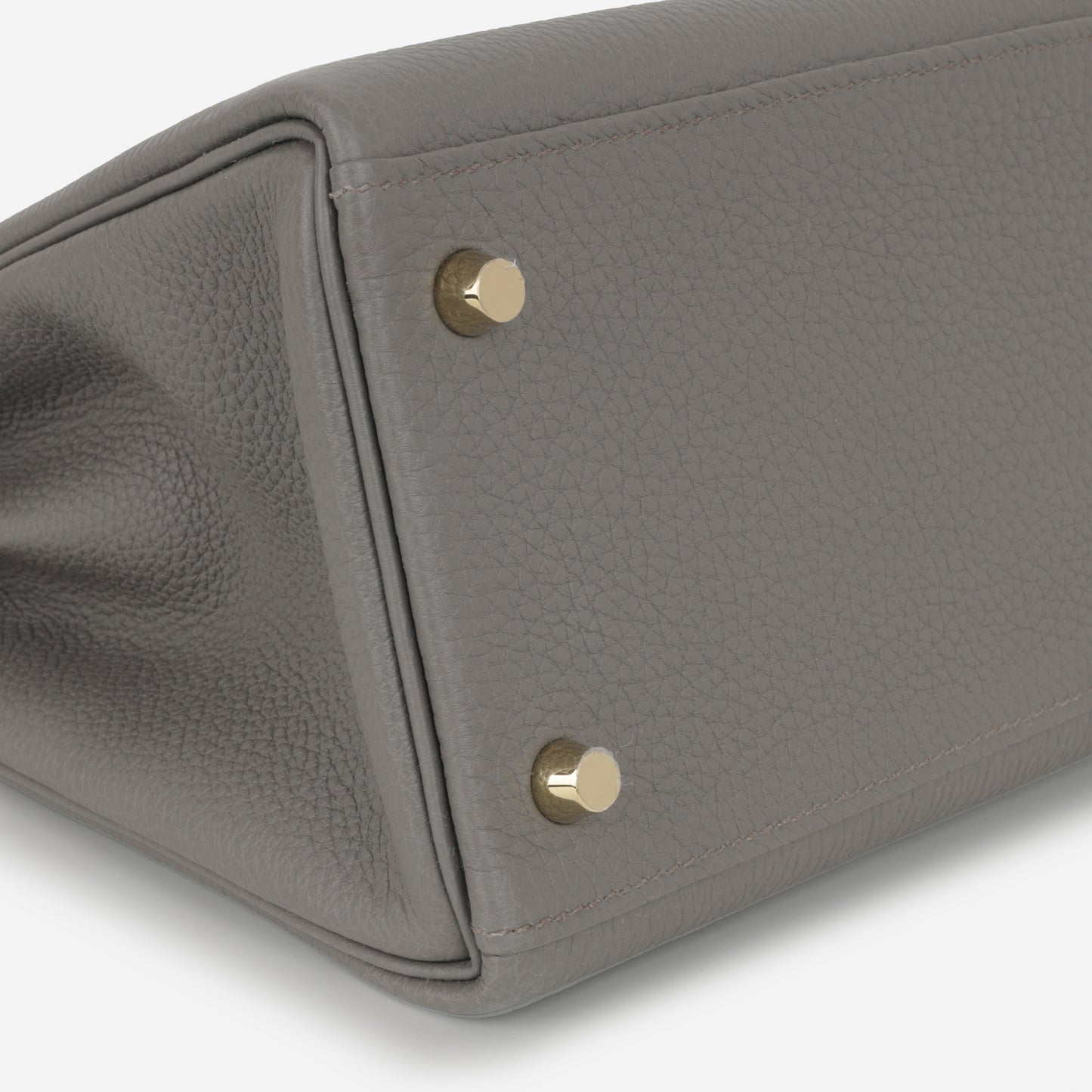 Hermès Kelly 28 - Gris Etain Togo | Gold Hardware