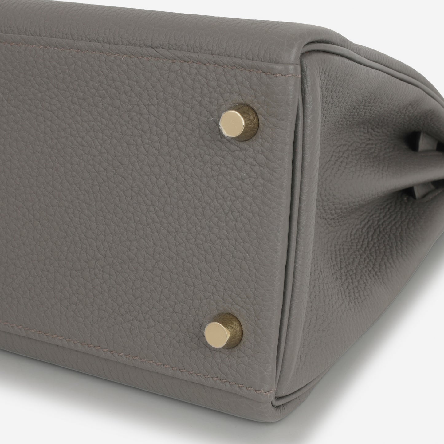 Hermès Kelly 28 - Gris Etain Togo | Gold Hardware