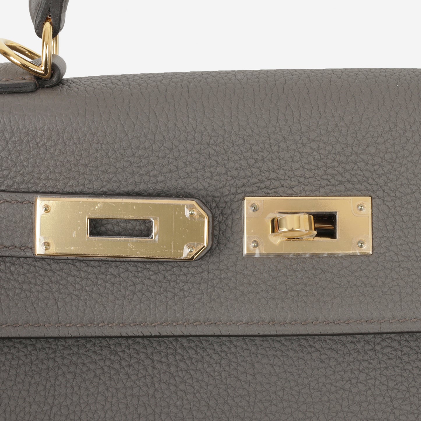 Hermès Kelly 28 - Gris Etain Togo | Gold Hardware