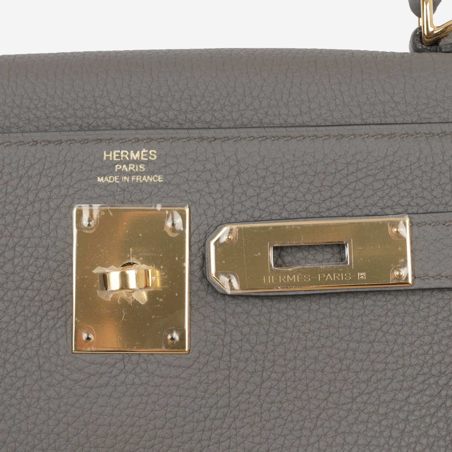 Hermès Kelly 28 - Gris Etain Togo | Gold Hardware