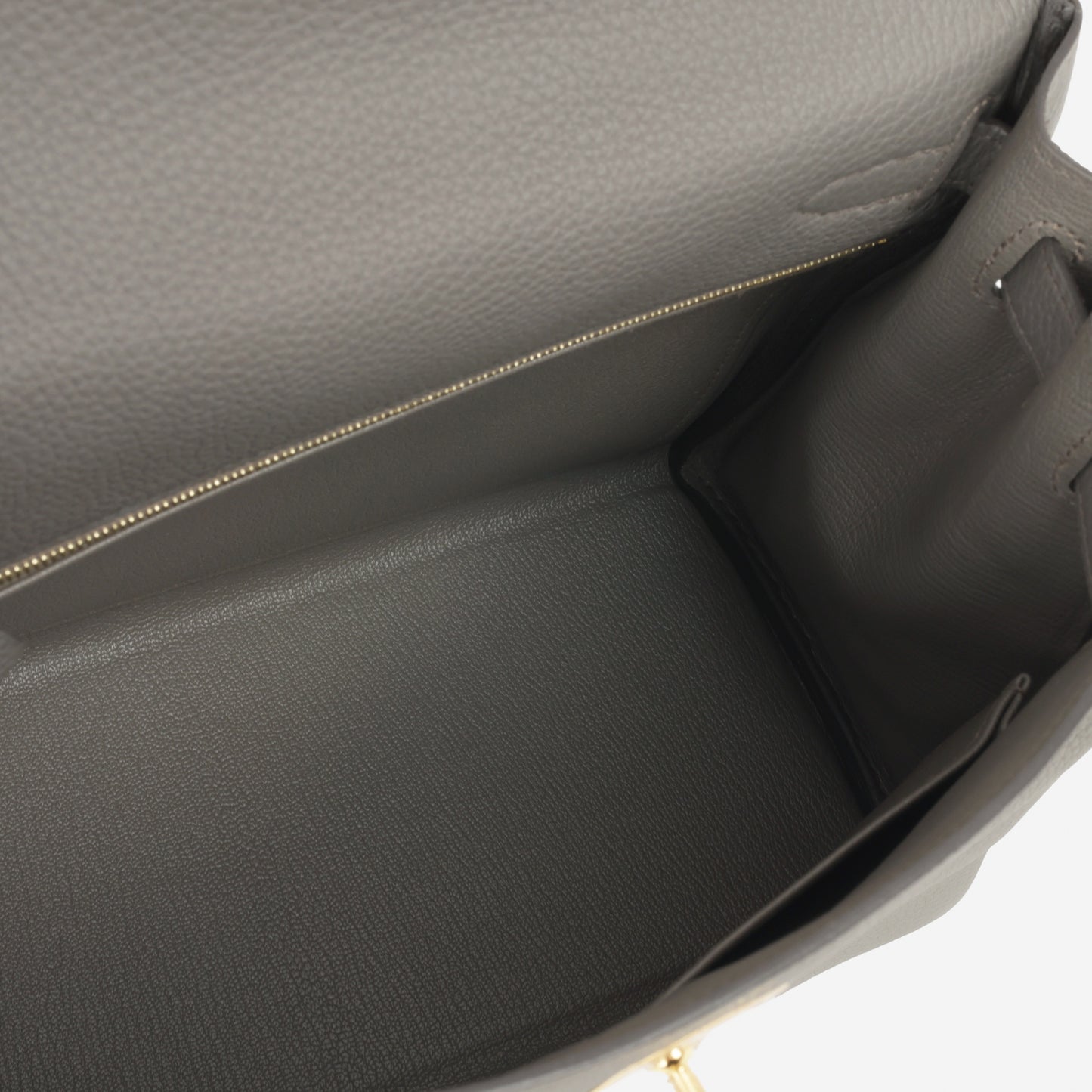 Hermès Kelly 28 - Gris Etain Togo | Gold Hardware