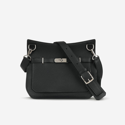 Hermès Jypsière 28 - Black Clemence | Palladium Hardware
