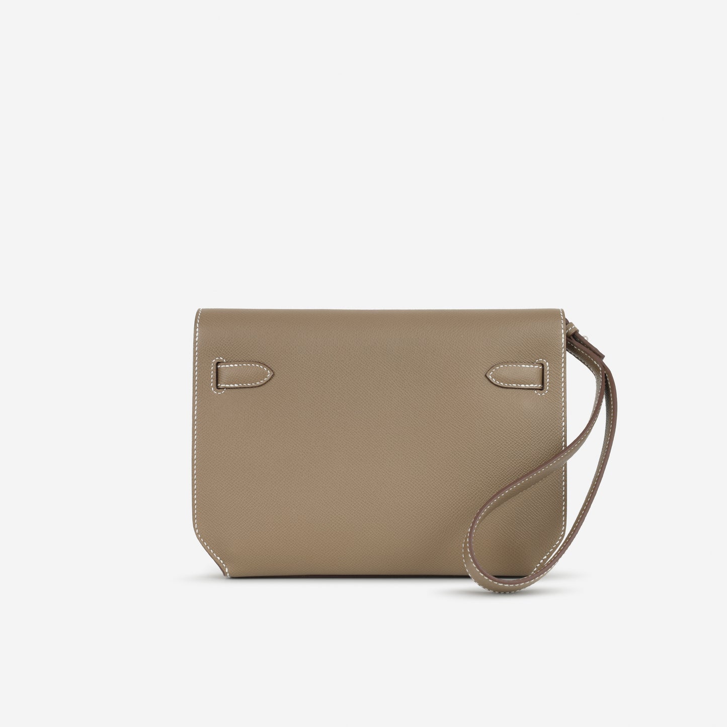 Hermès Kelly Dépêches 25 - Etoupe Epsom | Palladium Hardware