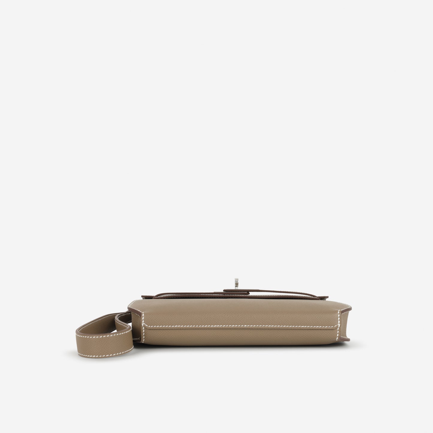 Hermès Kelly Dépêches 25 - Etoupe Epsom | Palladium Hardware