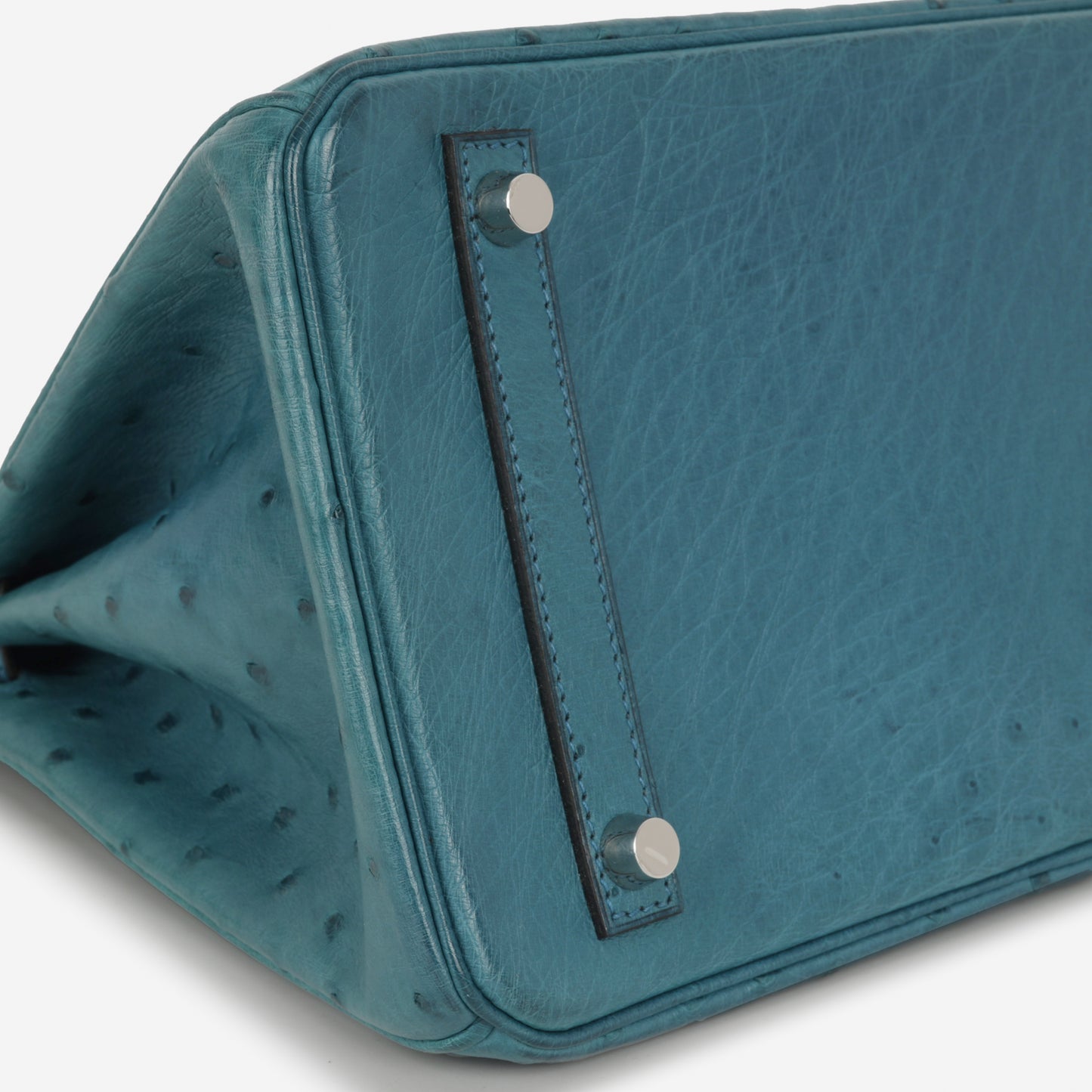 Hermès Birkin 30 - Bleu Colvert Ostrich | Palladium Hardware