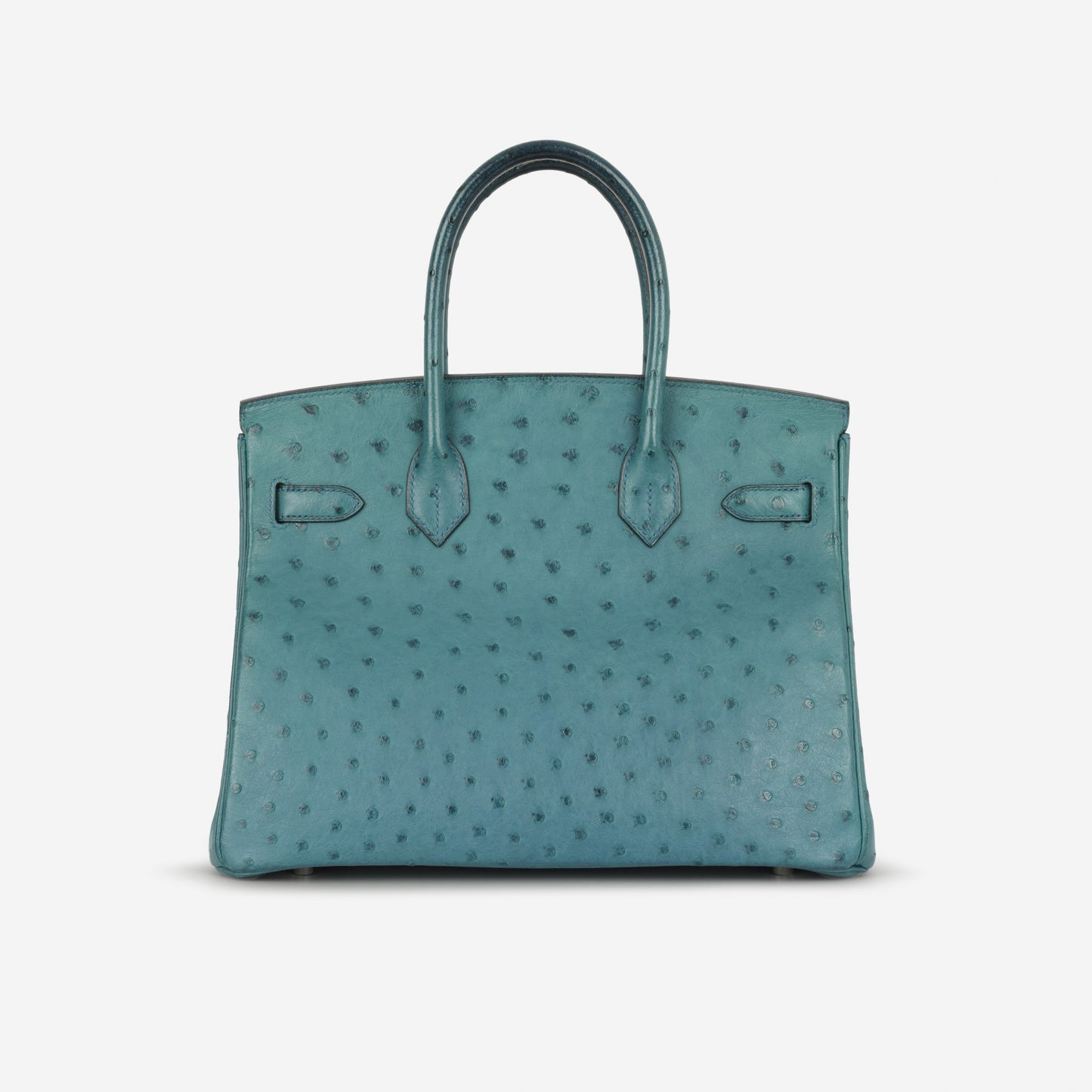 Hermès Birkin 30 - Bleu Colvert Ostrich | Palladium Hardware