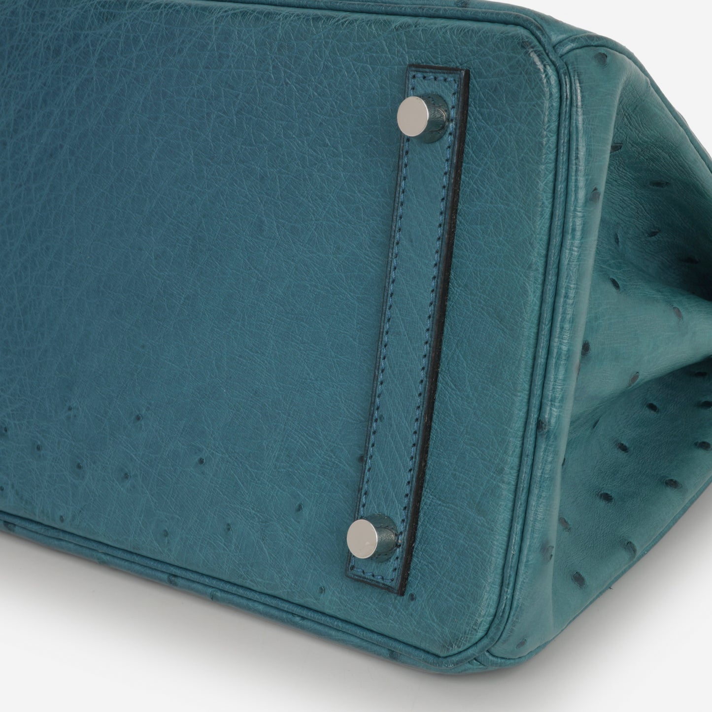 Hermès Birkin 30 - Bleu Colvert Ostrich | Palladium Hardware