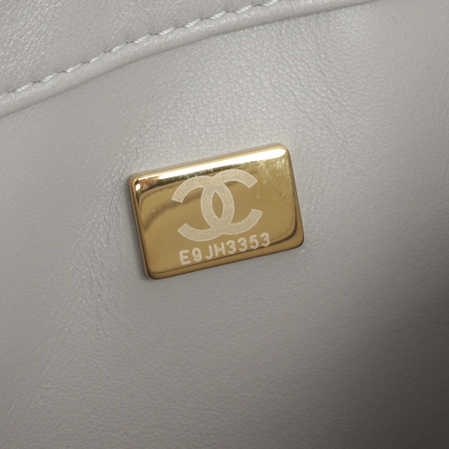 Chanel Small Trendy CC Flap Bag - Light Grey Lambskin | Champagne Gold Hardware