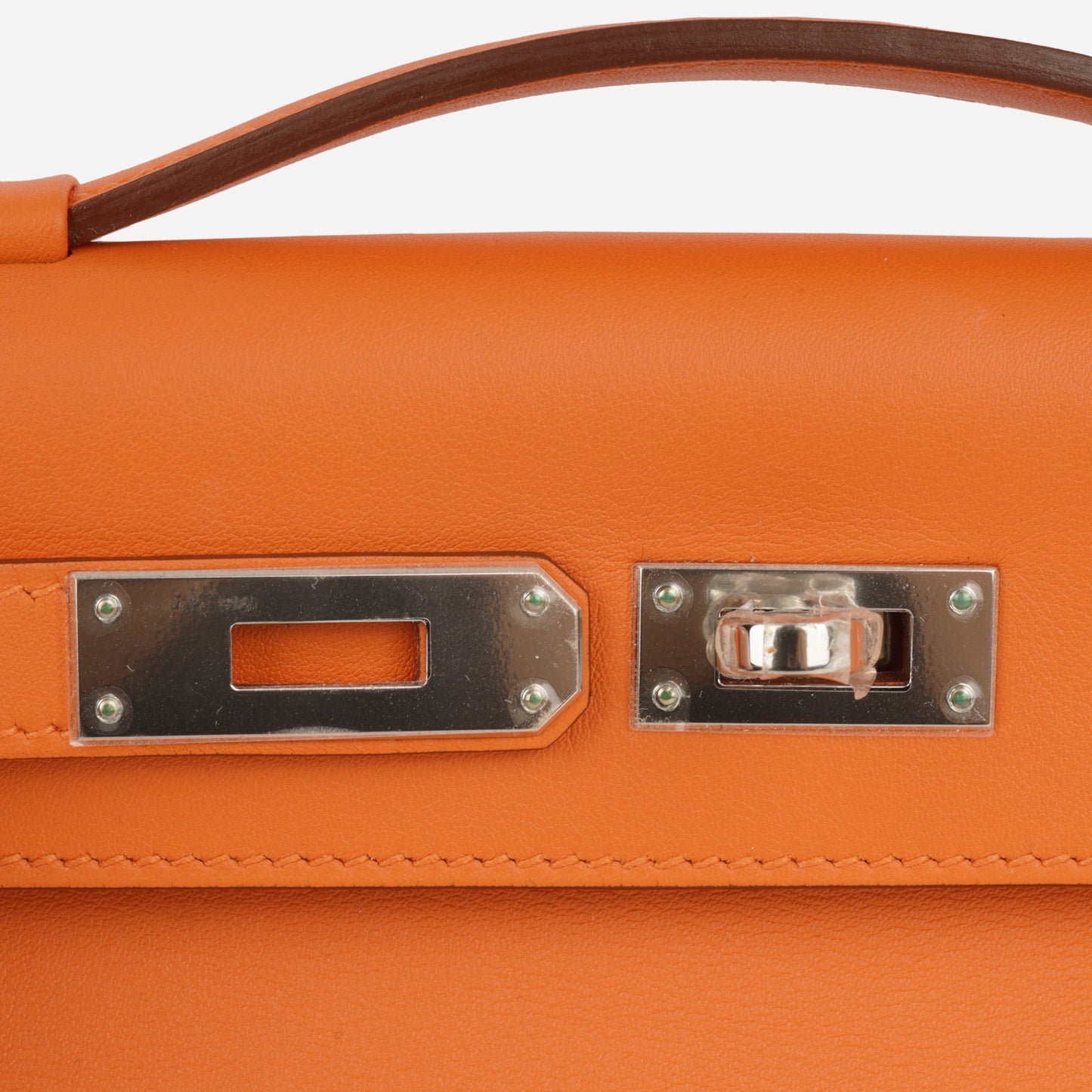 Hermès Kelly Cut - Orange Swift | Palladium Hardware