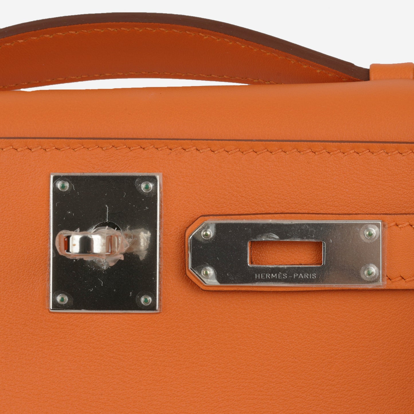 Hermès Kelly Cut - Orange Swift | Palladium Hardware