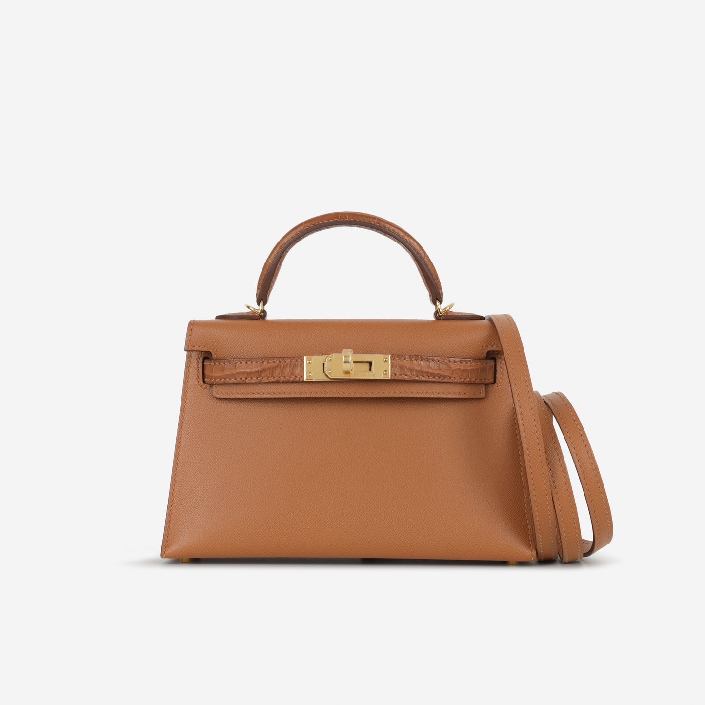 Hermès Mini Kelly Touch - Gold Madame / Alligator | Gold Hardware