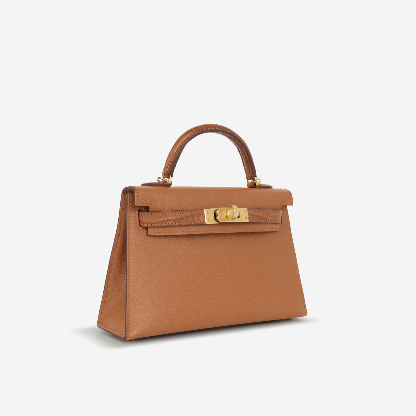 Hermès Mini Kelly Touch - Gold Madame / Alligator | Gold Hardware