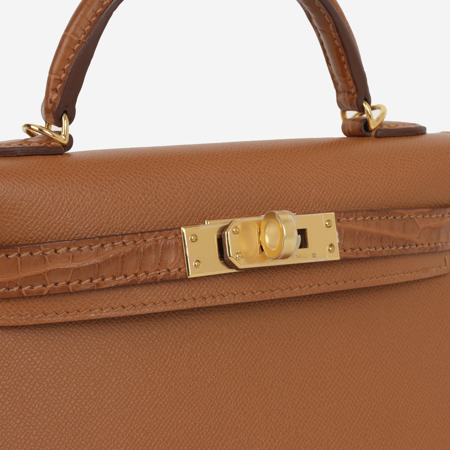 Hermès Mini Kelly Touch - Gold Madame / Alligator | Gold Hardware