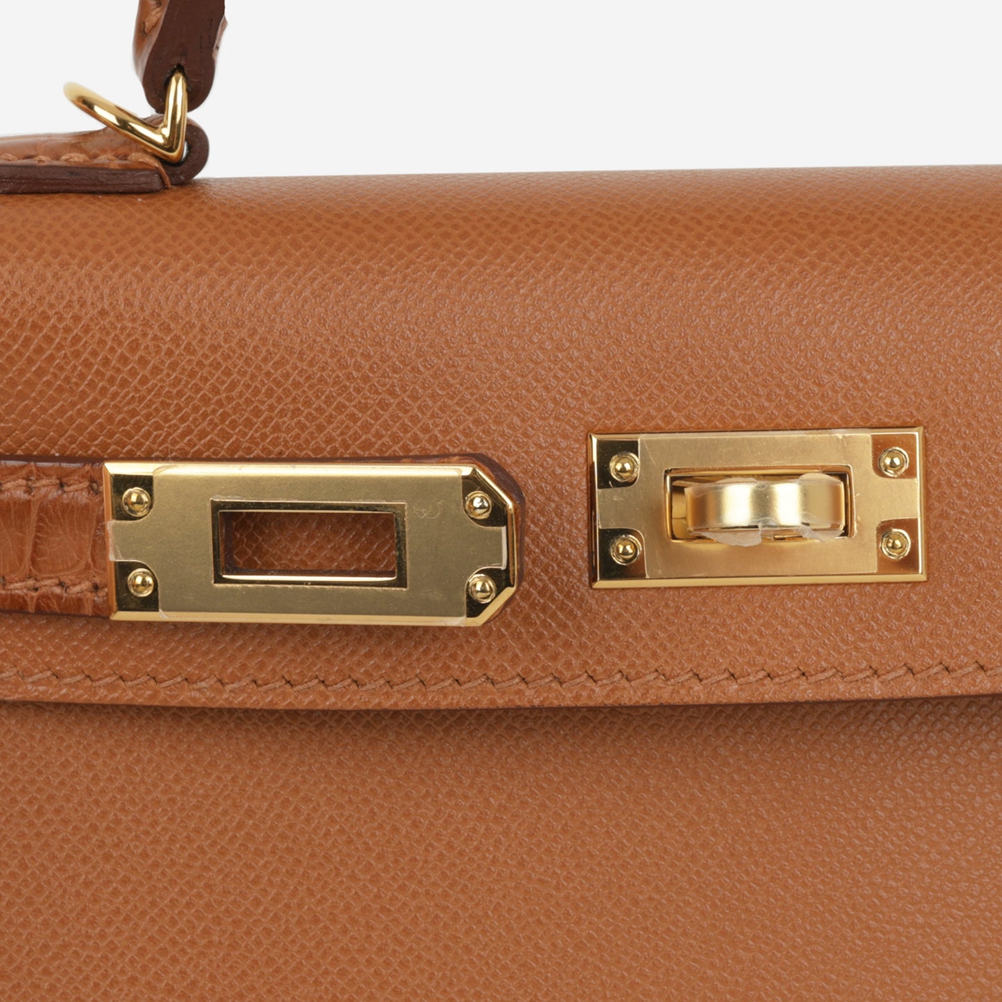 Hermès Mini Kelly Touch - Gold Madame / Alligator | Gold Hardware