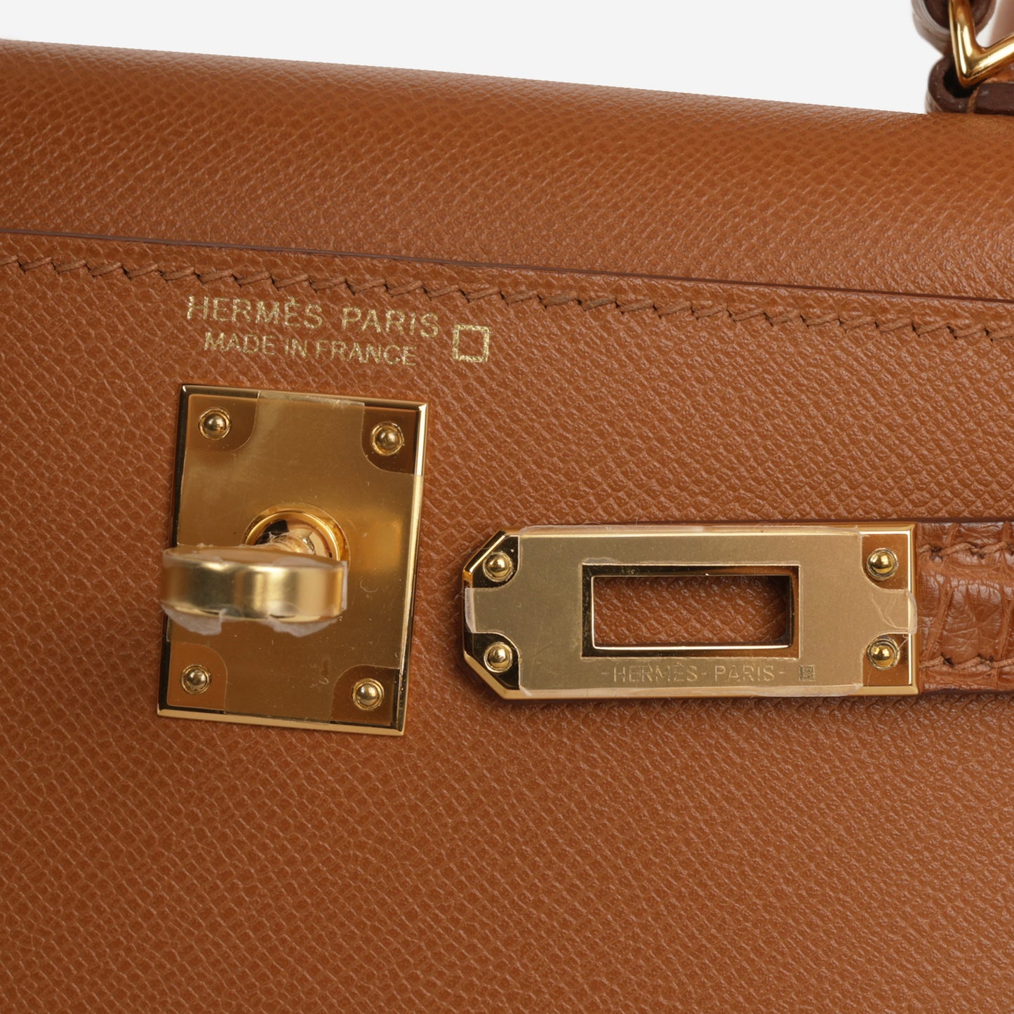 Hermès Mini Kelly Touch - Gold Madame / Alligator | Gold Hardware