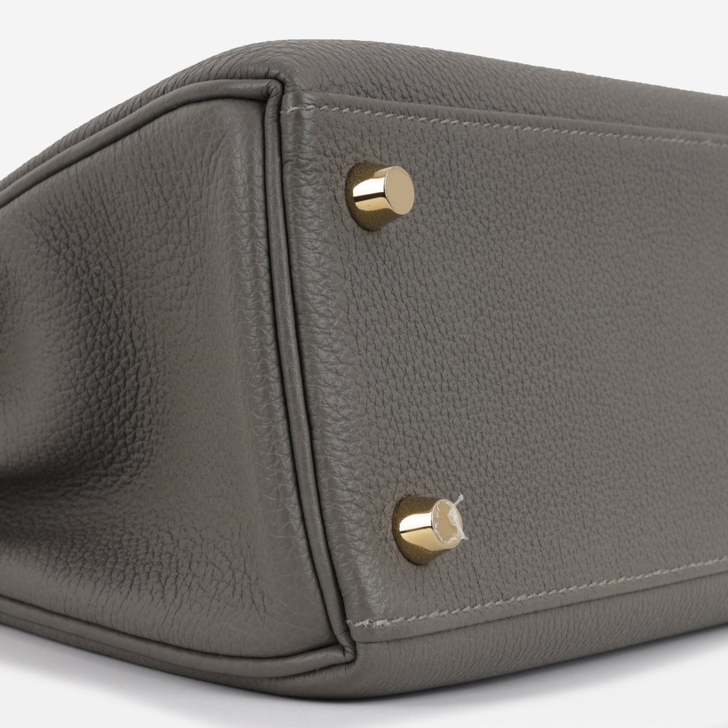 Hermès Kelly 25 - Gris Meyer Togo | Gold Hardware