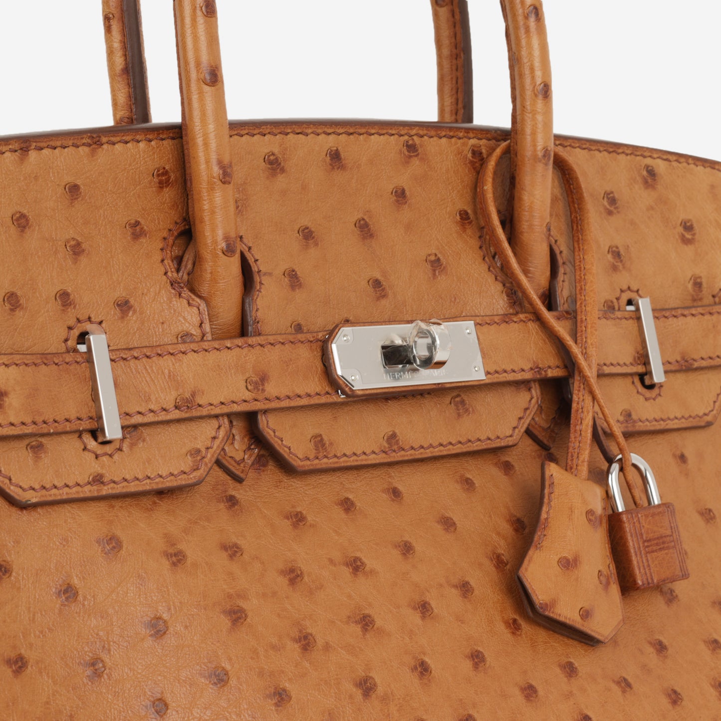 Hermès Birkin 30 - Natural Sable Ostrich | Palladium Hardware
